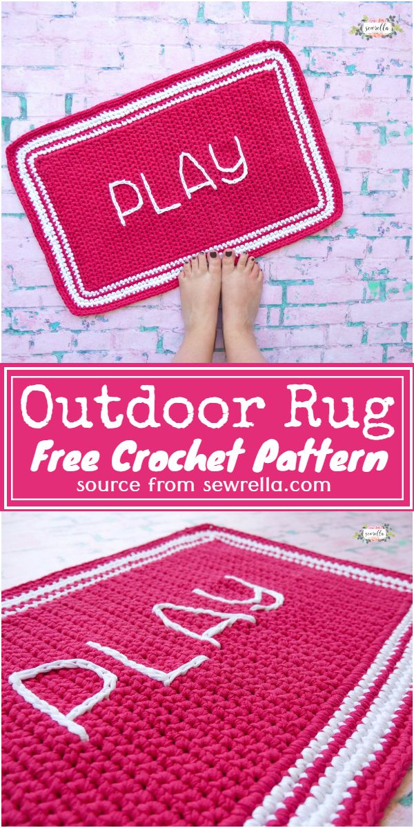 Crochet Outdoor Rug Free Pattern