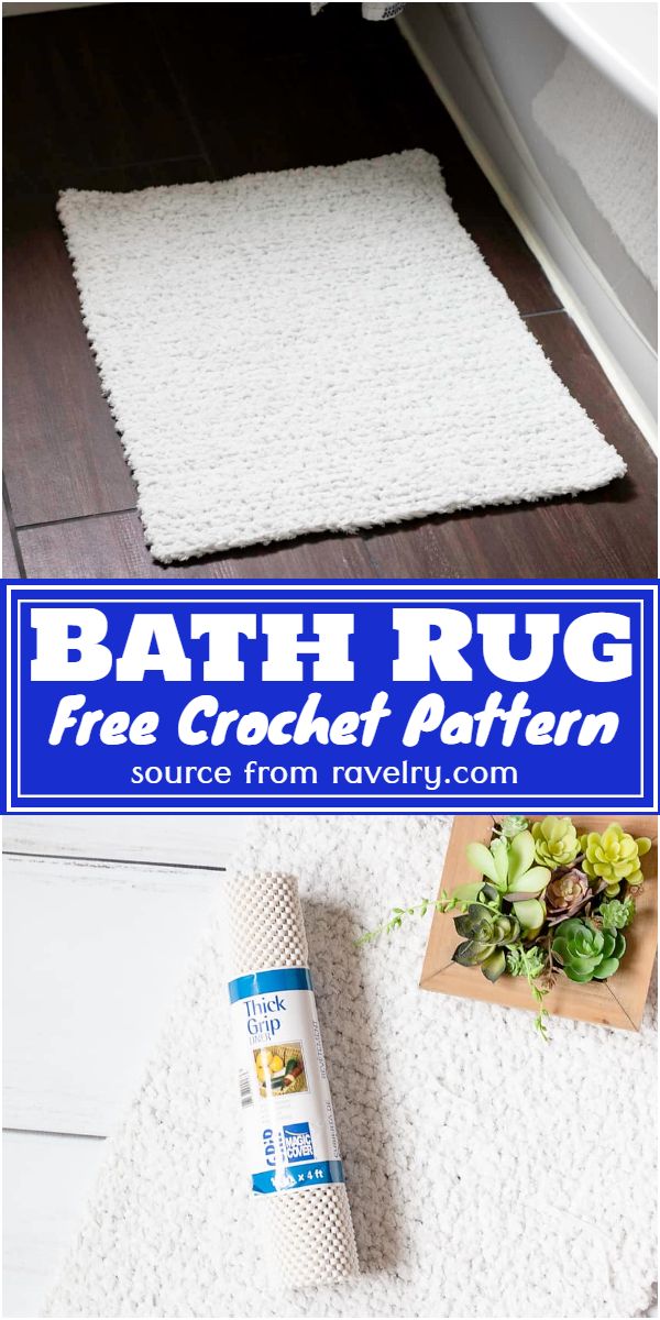 Free Crochet Bath Rug Pattern