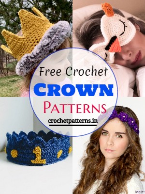 15 Free Crochet Crown Patterns