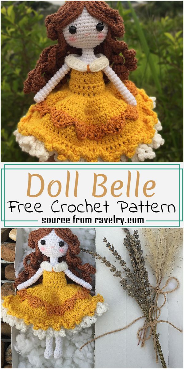 Free Crochet Doll Belle Pattern