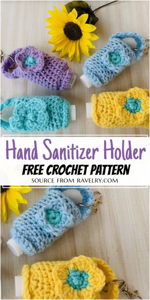 10 Free Crochet Hand Sanitizer Holder Patterns