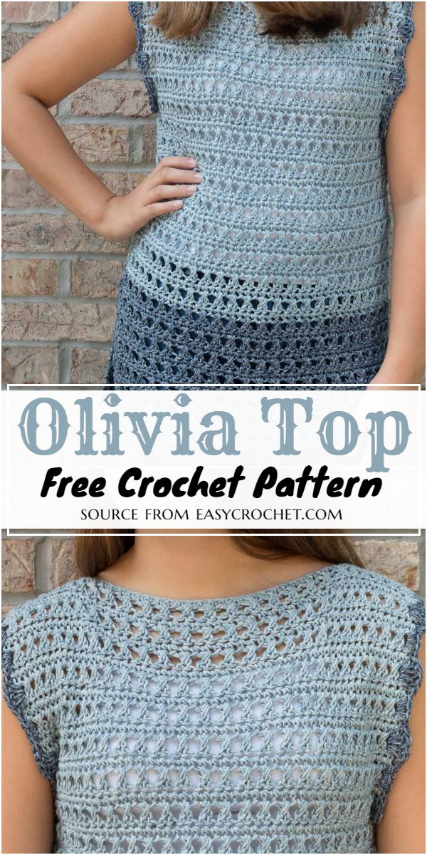Free Crochet Olivia Top Pattern