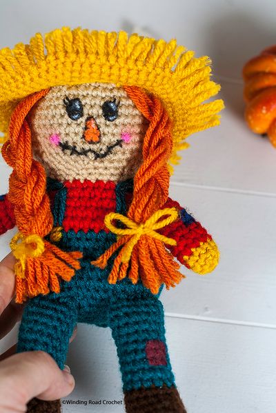 Free Crochet Scarecrow Doll Pattern For Beginners