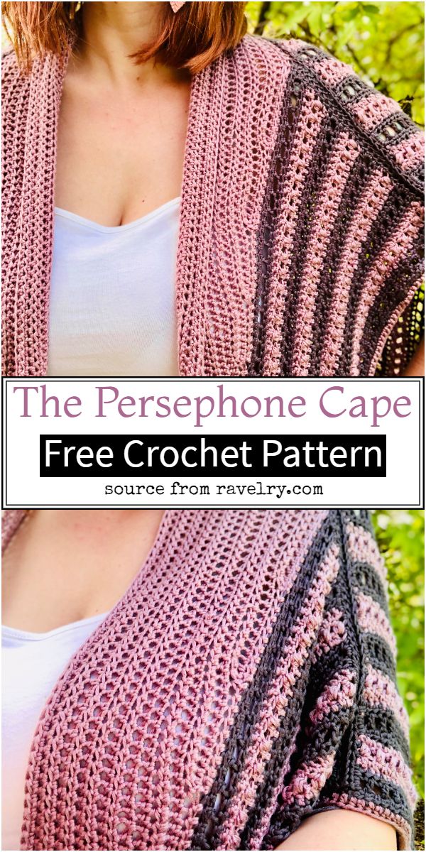 Free Crochet The Persephone Cape Pattern