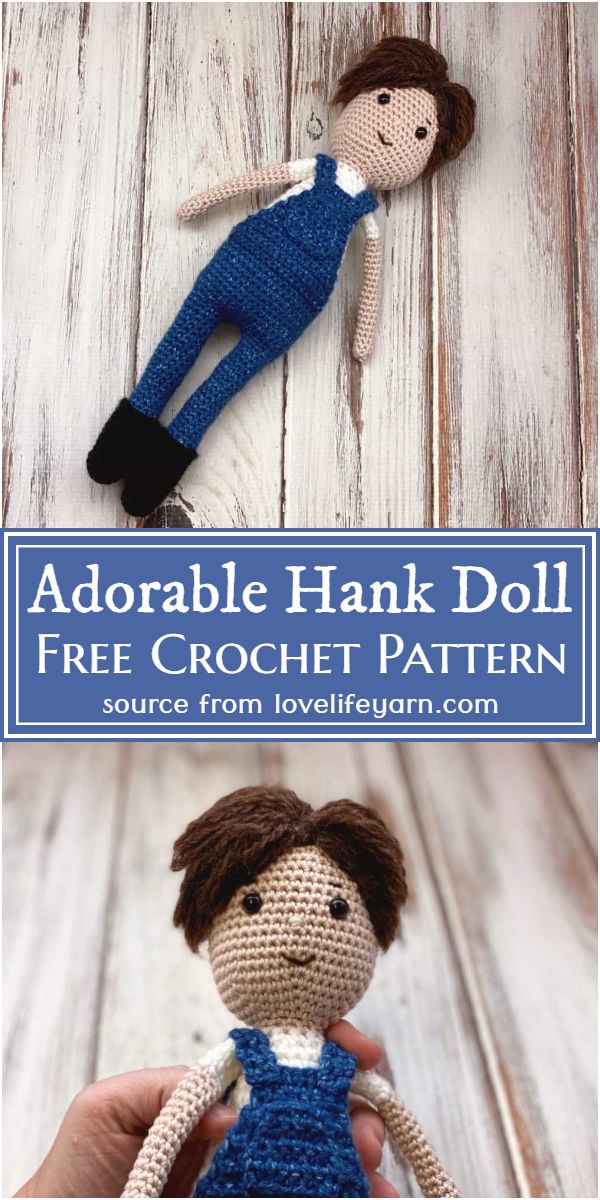 How To Crochet A Doll Adorable Hank Pattern