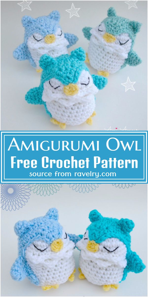 Crochet Amigurumi Owl Pattern
