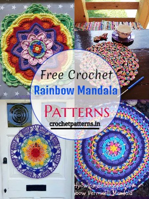 Crochet Rainbow Mandala Patterns