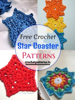 Free Crochet Star Coaster Patterns-Refresh Your Home