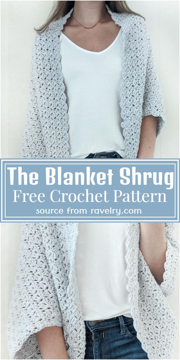 The Blanket Shrug Crochet Pattern