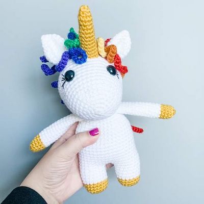 Crochet Amigurumi Unicorn Doll Free Pattern 