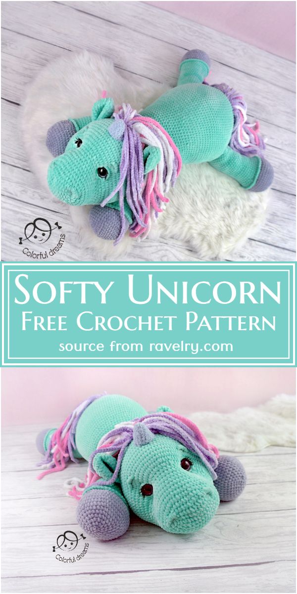 Crochet Softy Unicorn Pattern