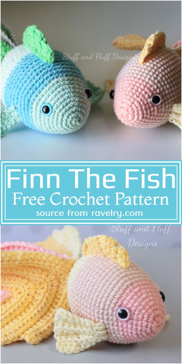 Finn The Crochet Fish Pattern