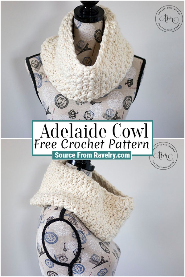 Free Crochet Adelaide Cowl