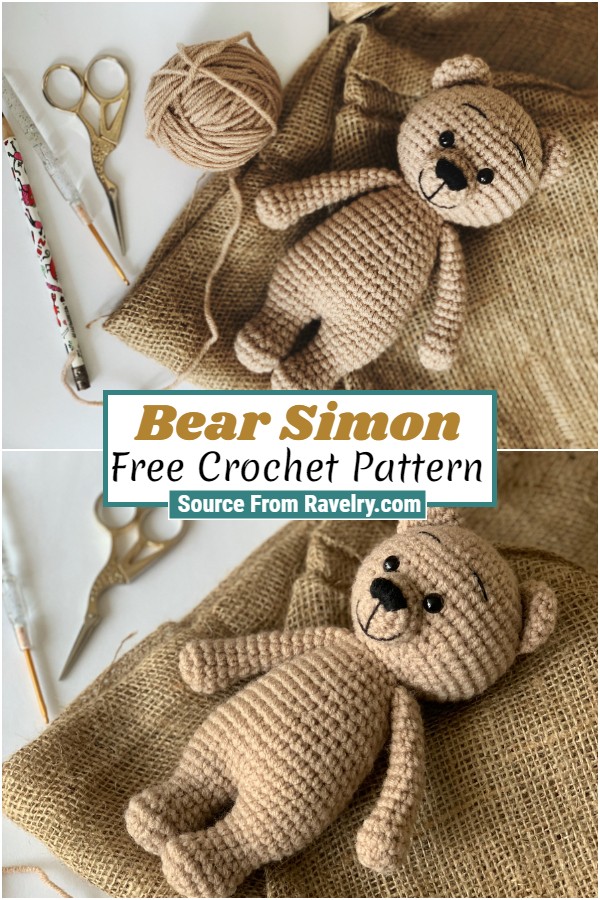 Free Crochet Bear Simon