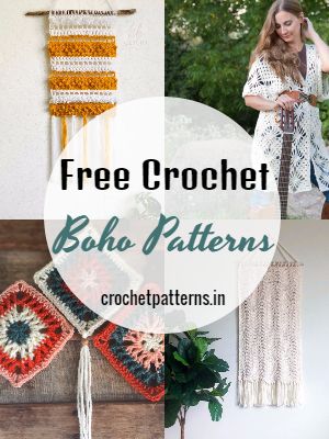 30+ Stunning Free Crochet Boho Patterns