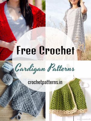 Free Crochet Cardigan Patterns
