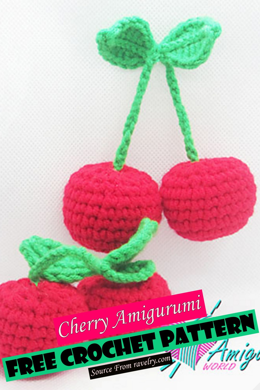 Free Crochet Cherry Amigurumi Pattern