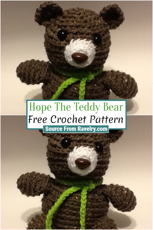 Free Crochet Hope The Teddy Bear