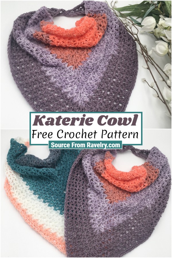 Free Crochet Katerie Cowl 1