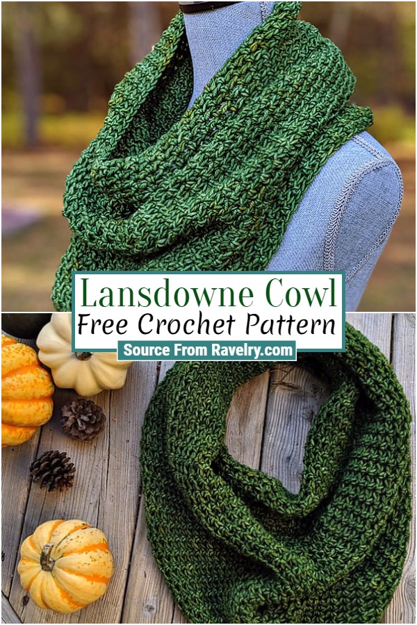 Free Crochet Lansdowne Cowl