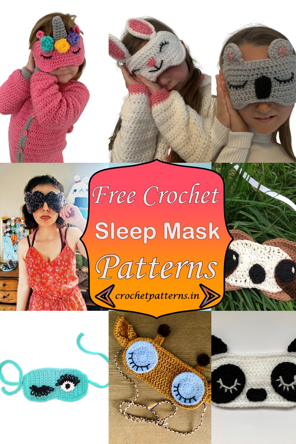 Free Crochet Sleep Mask Patterns