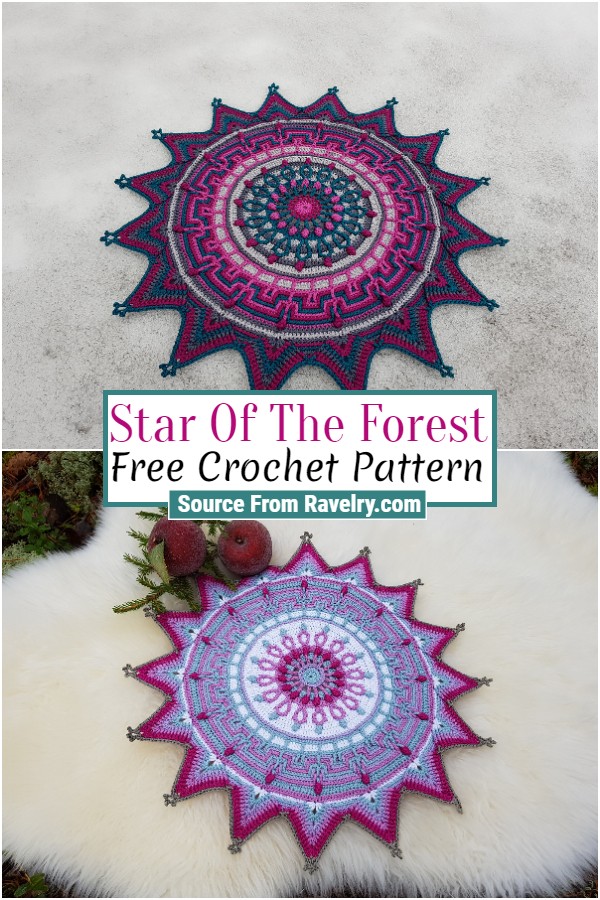 Free Crochet Star Of The Forest