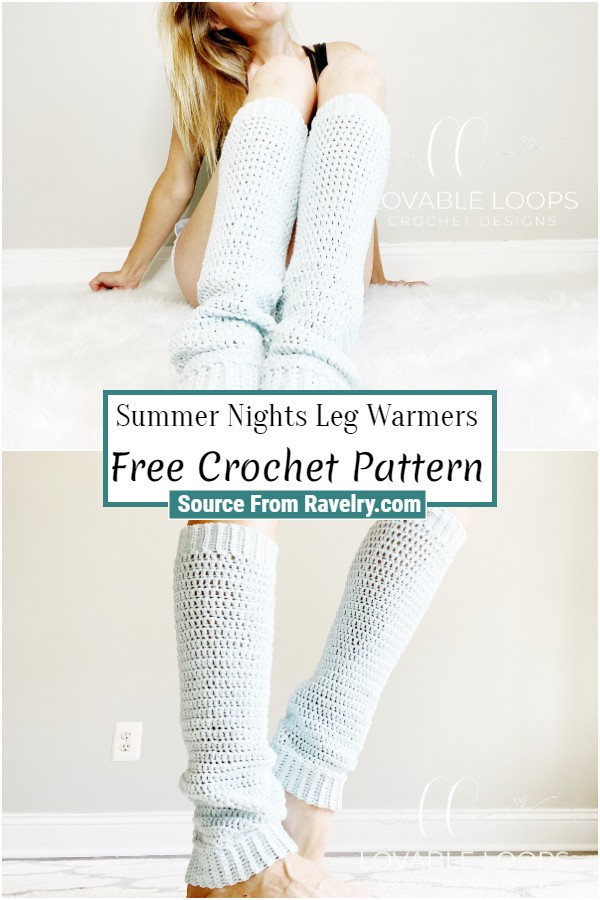Free Crochet Summer Nights Leg Warmers