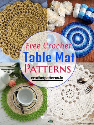 15 Free Crochet Table Mat Patterns For Decoration