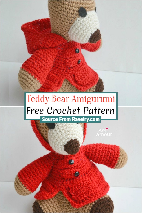 Free Crochet Teddy Bear Amigurumi