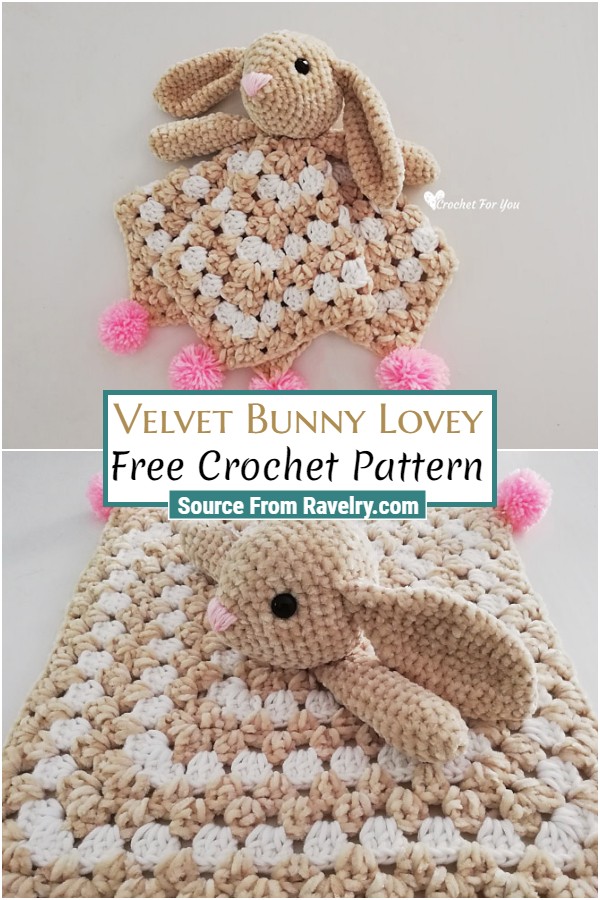 Free Crochet Velvet Bunny Lovey
