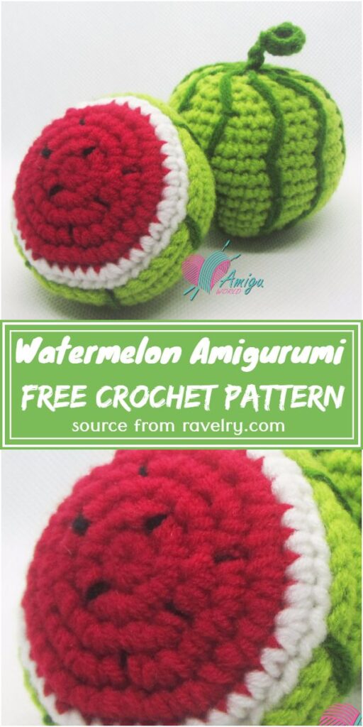 10 Free Crochet Watermelon Patterns