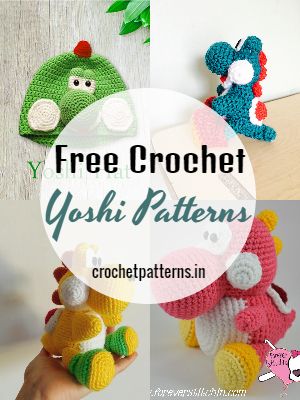 Free Crochet Yoshi Patterns – Fun Crochet Patterns