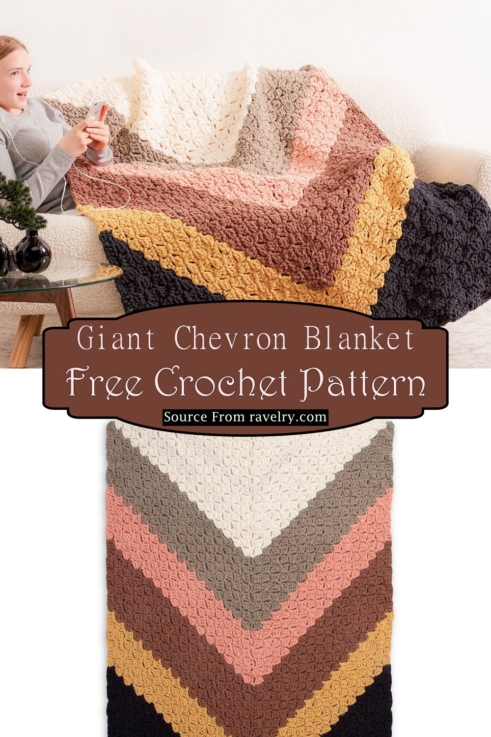 Giant Chevron Blanket