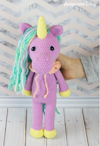 Shy Amigurumi Unicorn Crochet Pattern