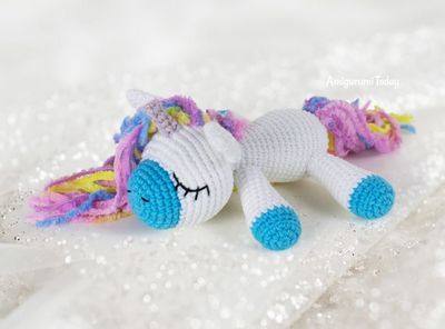 Sleeping Crochet Pony Unicorn Pattern
