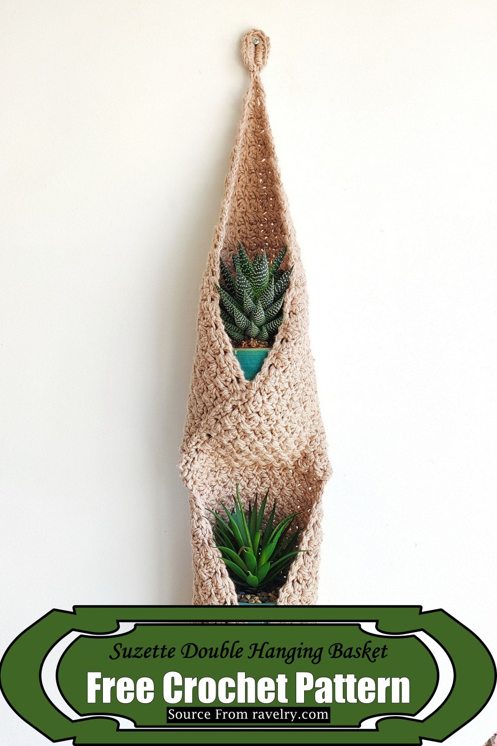 Suzette Double Hanging Basket