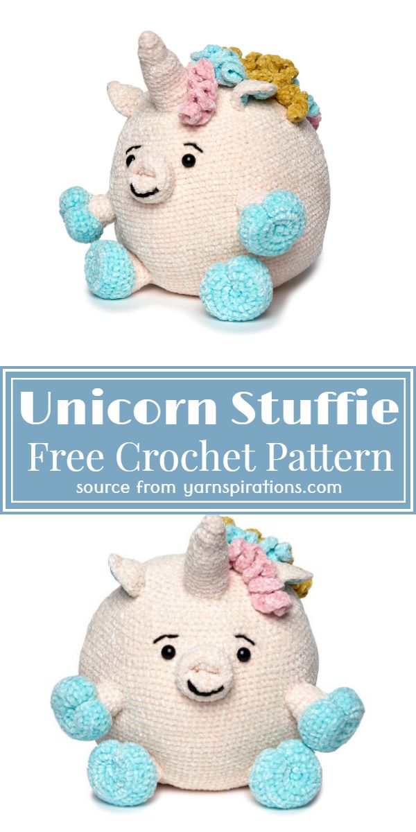 Unicorn Stuffie Crochet Pattern
