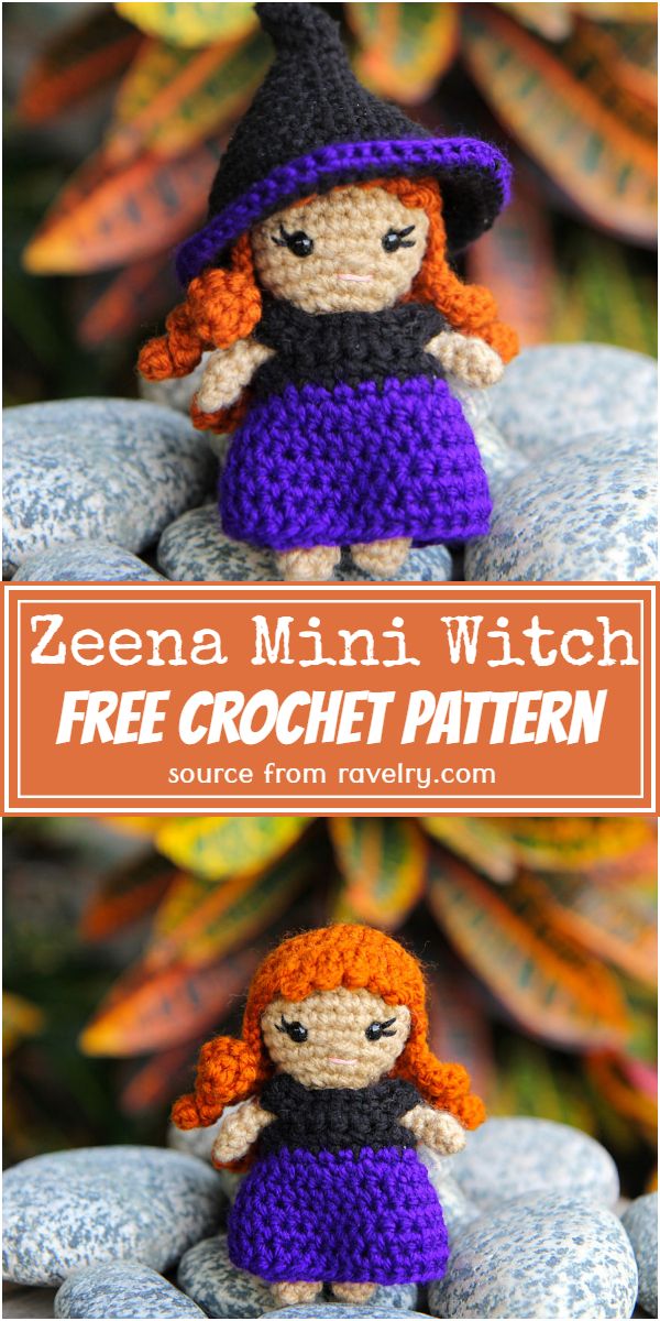 Zeena Mini Witch Crochet Pattern