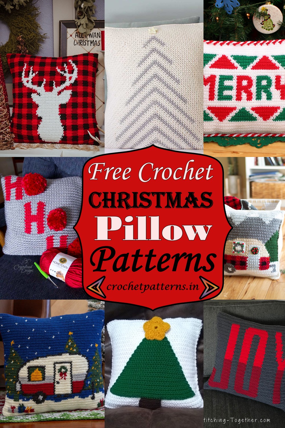 Best Free Crochet Christmas Pillow Patterns 1