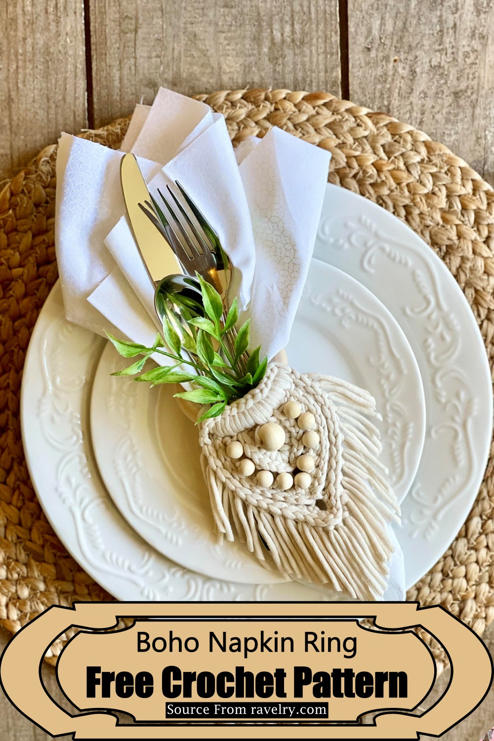 16 Free Crochet Napkin Ring Patterns