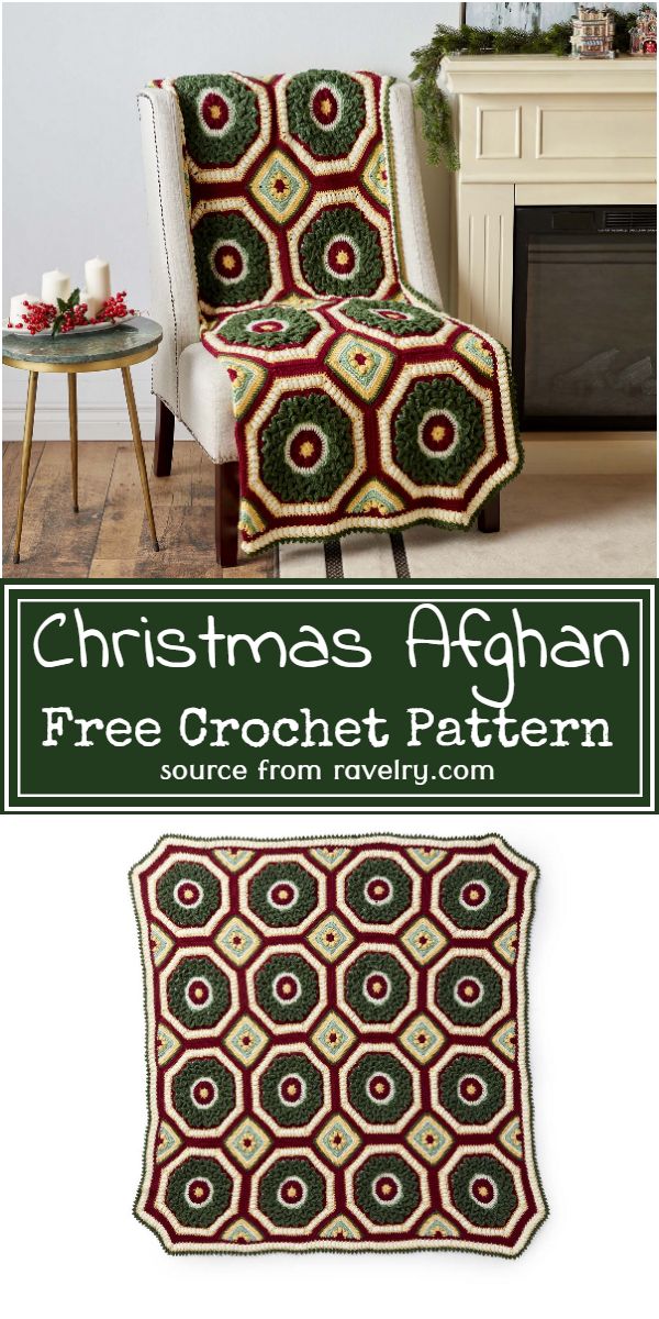 Christmas Afghan Crochet Pattern