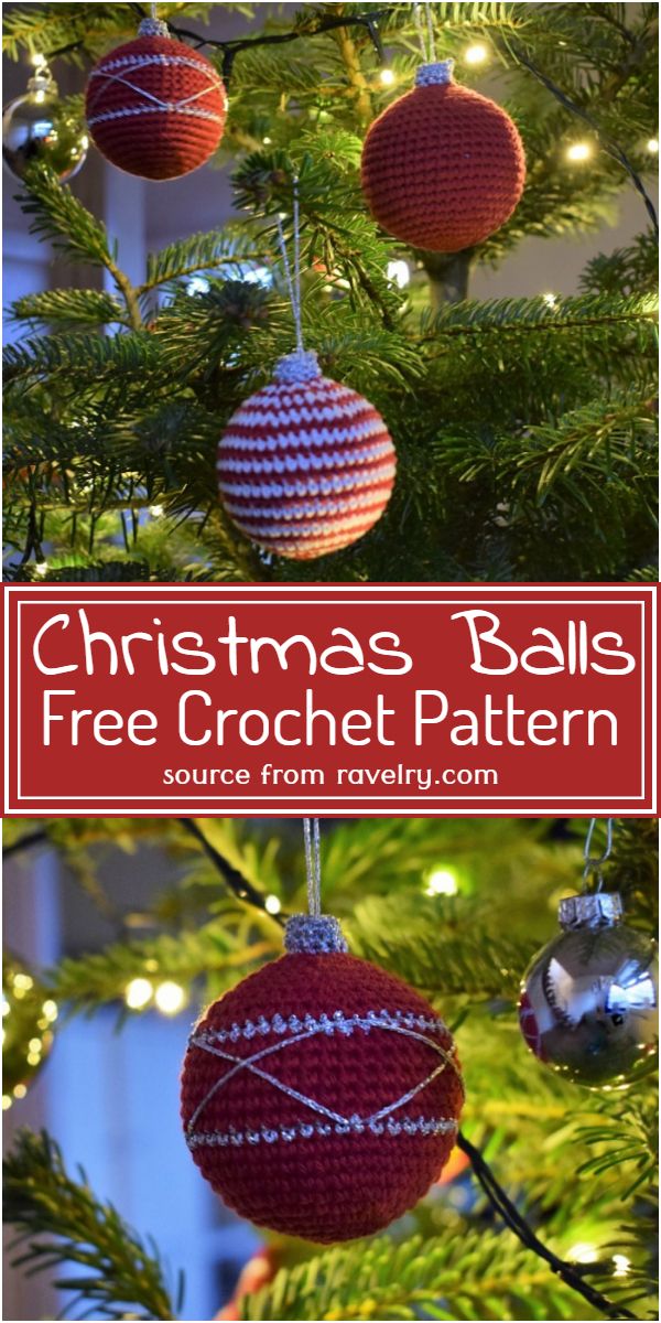 Christmas Balls Crochet Pattern