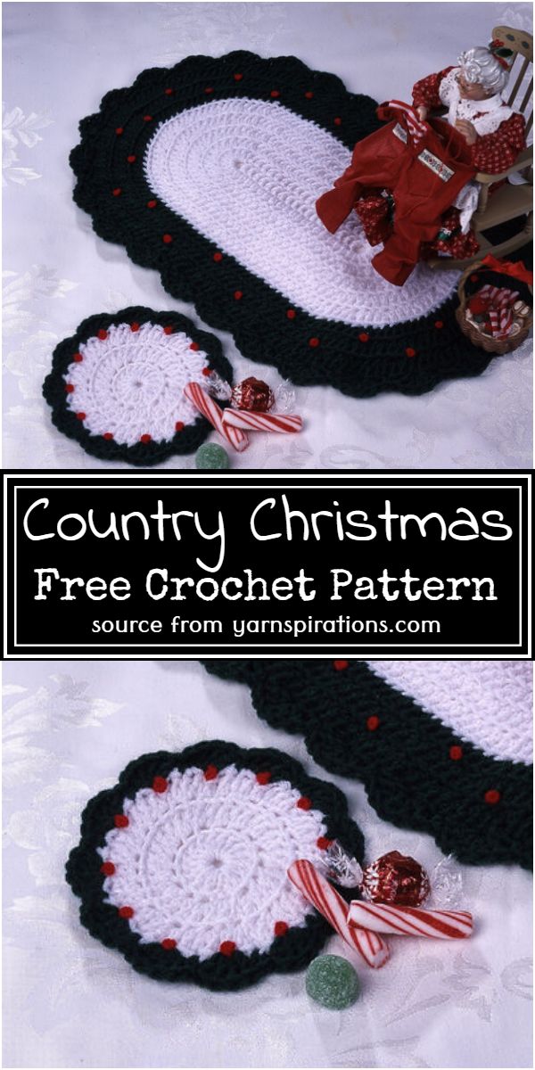 Country Christmas Crochet Pattern