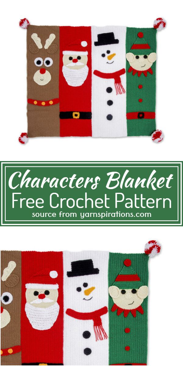 Crochet Characters Blanket Free Pattern