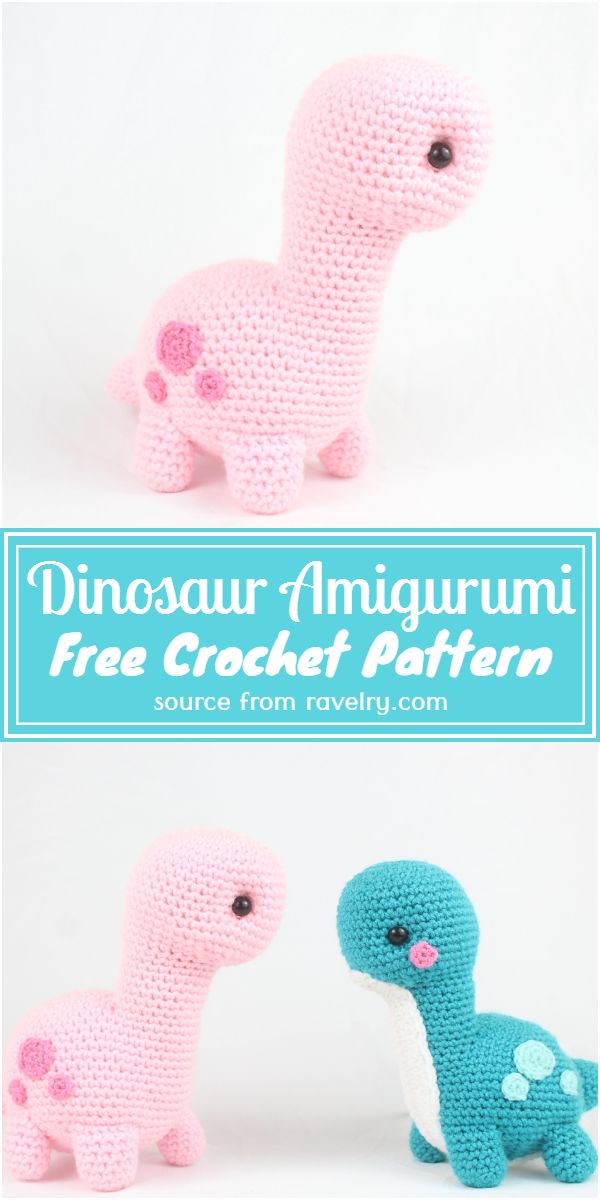 Dinosaur Amigurumi Crochet Pattern