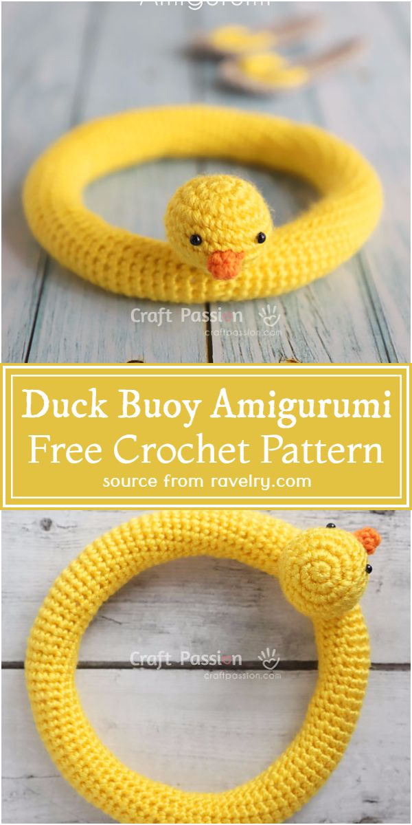 Duck Buoy Amigurumi Crochet Pattern