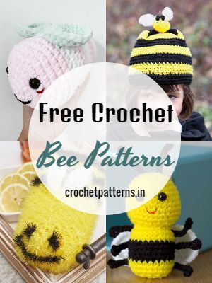 Unique And Cute Free Crochet Bee Patterns