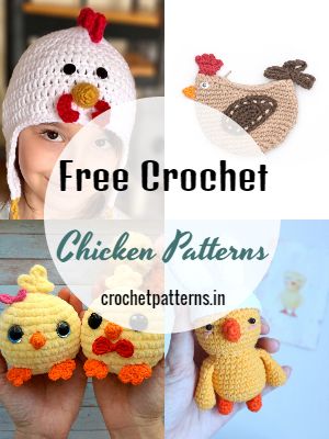 Superb And Cute Free Crochet Chicken Patterns