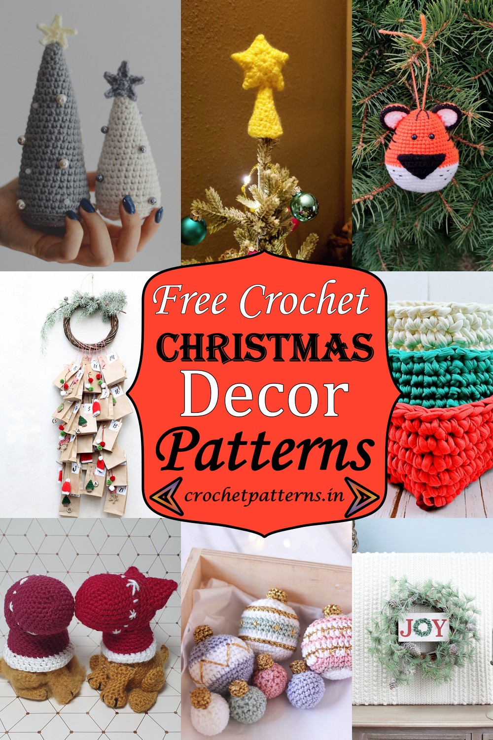 Free Crochet Christmas Decor Patterns 1