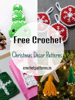 Free Crochet Christmas Decor Patterns | Crochet Patterns